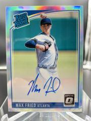 Max Fried #RRS-MF Baseball Cards 2018 Panini Donruss Optic Rated Rookie Signatures Prices