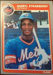 Darryl Strawberry #93 Baseball Cards 1985 Fleer Prices