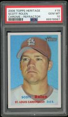 Scott Rolen [Chrome Refractor] #19 Baseball Cards 2006 Topps Heritage Chrome Prices