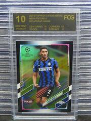 Achraf Hakimi [Neon Green] Soccer Cards 2020 Topps Chrome UEFA Champions League Prices