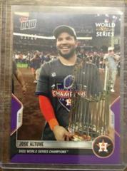 Jose Altuve [Purple] #WS-9 Baseball Cards 2022 Topps Now World Series Champions Prices
