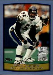 Ray Lewis #87 Football Cards 1999 Topps Season Opener Prices