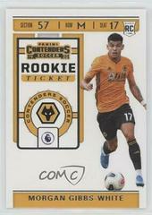 Morgan Gibbs White Soccer Cards 2019 Panini Chronicles Contenders Rookie Ticket Prices