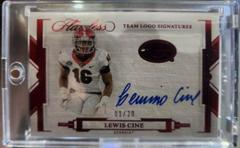 Lewis Cine [Autograph Ruby] #115 Football Cards 2022 Panini Flawless Collegiate Prices
