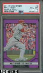 Mike Trout [Purple Prizm] Baseball Cards 2014 Panini Prizm Prices