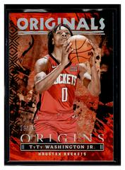 TyTy Washington Jr. [Red] #18 Basketball Cards 2022 Panini Origins Originals Prices