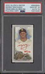 Manny Machado [Red Ink] #MA-MMA Baseball Cards 2022 Topps Allen & Ginter Mini Autographs Prices