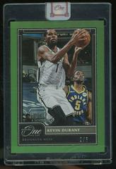 Kevin Durant [Green] Basketball Cards 2020 Panini One and One Prices