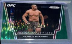 Francis Ngannou [Green Pulsar] #25 Ufc Cards 2021 Panini Prizm UFC Knockout Artists Prices