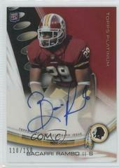 Bacarri Rambo [Black Refractor] #A-BR Football Cards 2013 Topps Platinum Autograph Prices