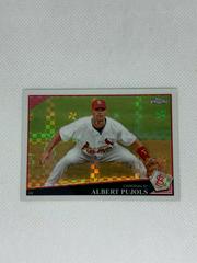 Albert Pujols [Xfractor] #86 Baseball Cards 2009 Topps Chrome Prices