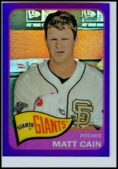 Matt Cain #50 Baseball Cards 2014 Topps Heritage Chrome Prices