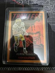 Aaron Rodgers [Orange] #TH-1 Football Cards 2022 Panini Rookies & Stars Thrillers Prices
