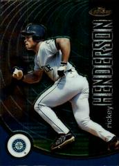 Rickey Henderson #48 Baseball Cards 2001 Finest Prices