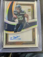 Zach Charbonnet #19 Football Cards 2023 Panini Immaculate Rookie Shadowbox Signature Prices