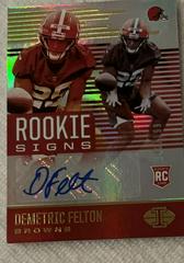 Demetric Felton #RS-DF Football Cards 2021 Panini Illusions Rookie Signs Autographs Prices