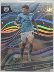 Julian Alvarez [Cosmic] Soccer Cards 2022 Panini Revolution Premier League Prices
