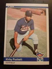 Kirby Puckett #U-93 Baseball Cards 1984 Fleer Update Prices