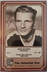 Don Hutson Football Cards 1975 Fleer Hall of Fame Prices