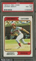 Johnny Bench #10 Baseball Cards 1974 O Pee Chee Prices