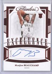 MarJon Beauchamp [Ruby] #31 Basketball Cards 2022 Panini Flawless Excellence Signature Prices