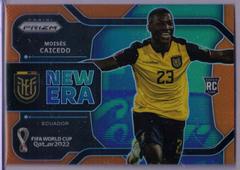 Moises Caicedo [Orange] Soccer Cards 2022 Panini Prizm World Cup New Era Prices