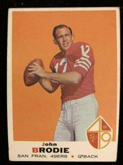 John Brodie Football Cards 1969 Topps Prices