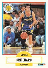 Kevin Pritchard #U-34 Basketball Cards 1990 Fleer Update Prices