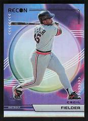 Cecil Fielder [Purple] Baseball Cards 2023 Panini Chronicles Recon Prices