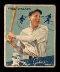 Fred Walker #86 Baseball Cards 1934 World Wide Gum Prices