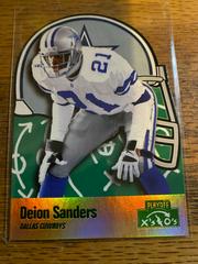 Deion Sanders [X's & O's] #110 Football Cards 1996 Playoff Prime Prices