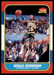 Gerald Henderson Basketball Cards 1986 Fleer Prices