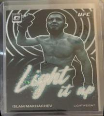 Islam Makhachev [White Sparkle] #7 Ufc Cards 2023 Panini Donruss Optic UFC Light It Up Prices