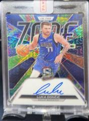 Luka Doncic [Meta] Basketball Cards 2021 Panini Spectra In The Zone Autographs Prices