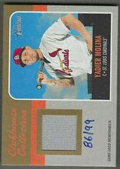Yadier Molina [Gold] #YM Baseball Cards 2019 Topps Heritage Clubhouse Collection Relics Prices