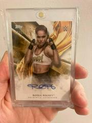 Ronda Rousey [Gold] #A-RRR Wrestling Cards 2019 Topps WWE Undisputed Autographs Prices