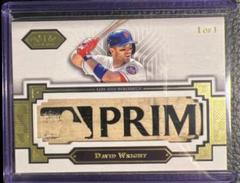 David Wright Baseball Cards 2023 Topps Tier One Limited Lumber Prices