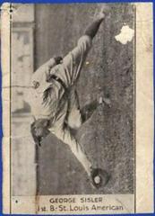 George Sisler Baseball Cards 1921 E220 National Caramel Prices