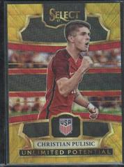 Christian Pulisic [Gold] Soccer Cards 2017 Panini Select Prices