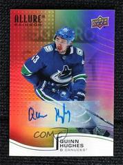 Quinn Hughes [Full Autograph] Hockey Cards 2021 Upper Deck Allure Rainbow Prices