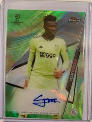 Andre Onana [Neon Green Wave Refractor] Soccer Cards 2020 Topps Finest UEFA Champions League Autographs Prices