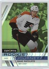 Isaac Ratcliffe [Green] Hockey Cards 2022 Upper Deck Synergy Rookie Journey Away Prices