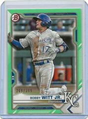 Bobby Witt Jr. [Green] #BP-1 Baseball Cards 2021 Bowman Paper Prospects Prices