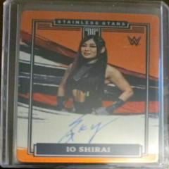 Io Shirai [Orange] Wrestling Cards 2022 Panini Impeccable WWE Stainless Stars Autographs Prices