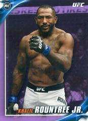 Khalil Rountree Jr. [Purple] Ufc Cards 2019 Topps UFC Knockout Prices
