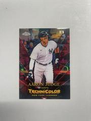Aaron Judge [Red] Baseball Cards 2023 Topps Chrome in Technicolor Prices