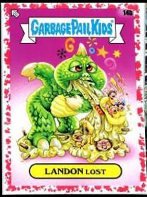 Landon Lost [Red] #14b Garbage Pail Kids Intergoolactic Mayhem