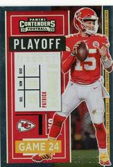 Patrick Mahomes II [Playoff] Football Cards 2020 Panini Contenders Prices