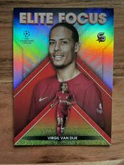Virgil van Dijk #EF-VVD Soccer Cards 2022 Topps UEFA Superstars Elite Focus Prices