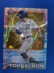 Spencer Torkelson [Gold Lava Refractor] Baseball Cards 2021 Bowman’s Best Prices